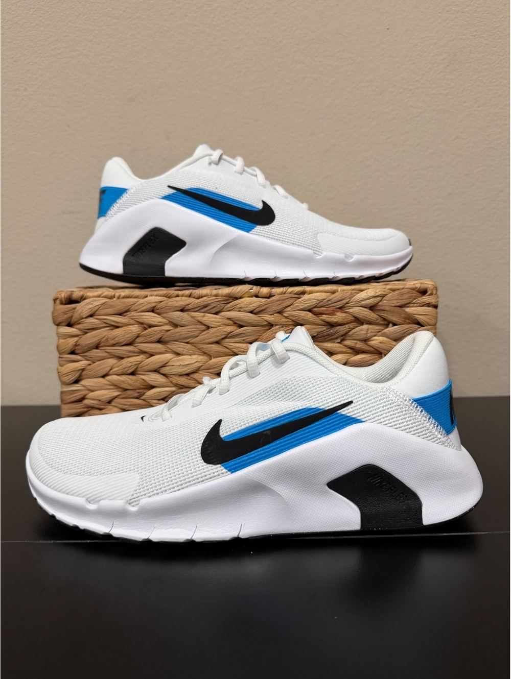 Size 7.5M/9 Women - Nike Flex Train Extra Wide “White Blue Hero”